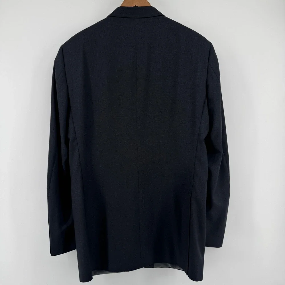 Peter Millar Blazer Mens 44T Charcoal Grey Wool Aqua Nanoluxe‎ 2-Button Jacket